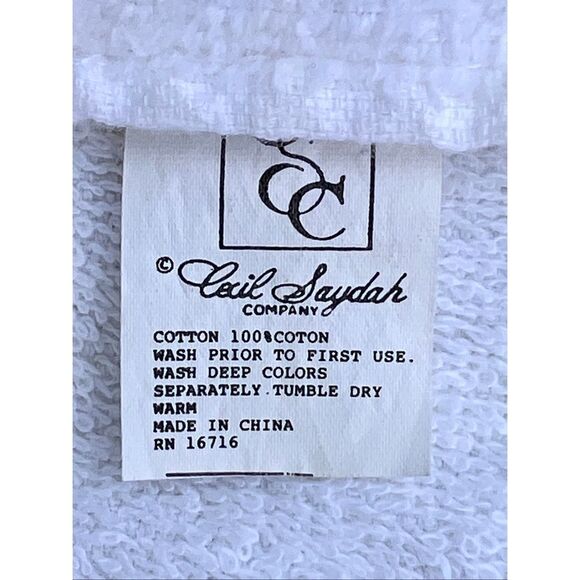 Vintage Cecil Saydah Halloween Haunted House Hand Towels Kitchen Towel - Picture 4 of 7